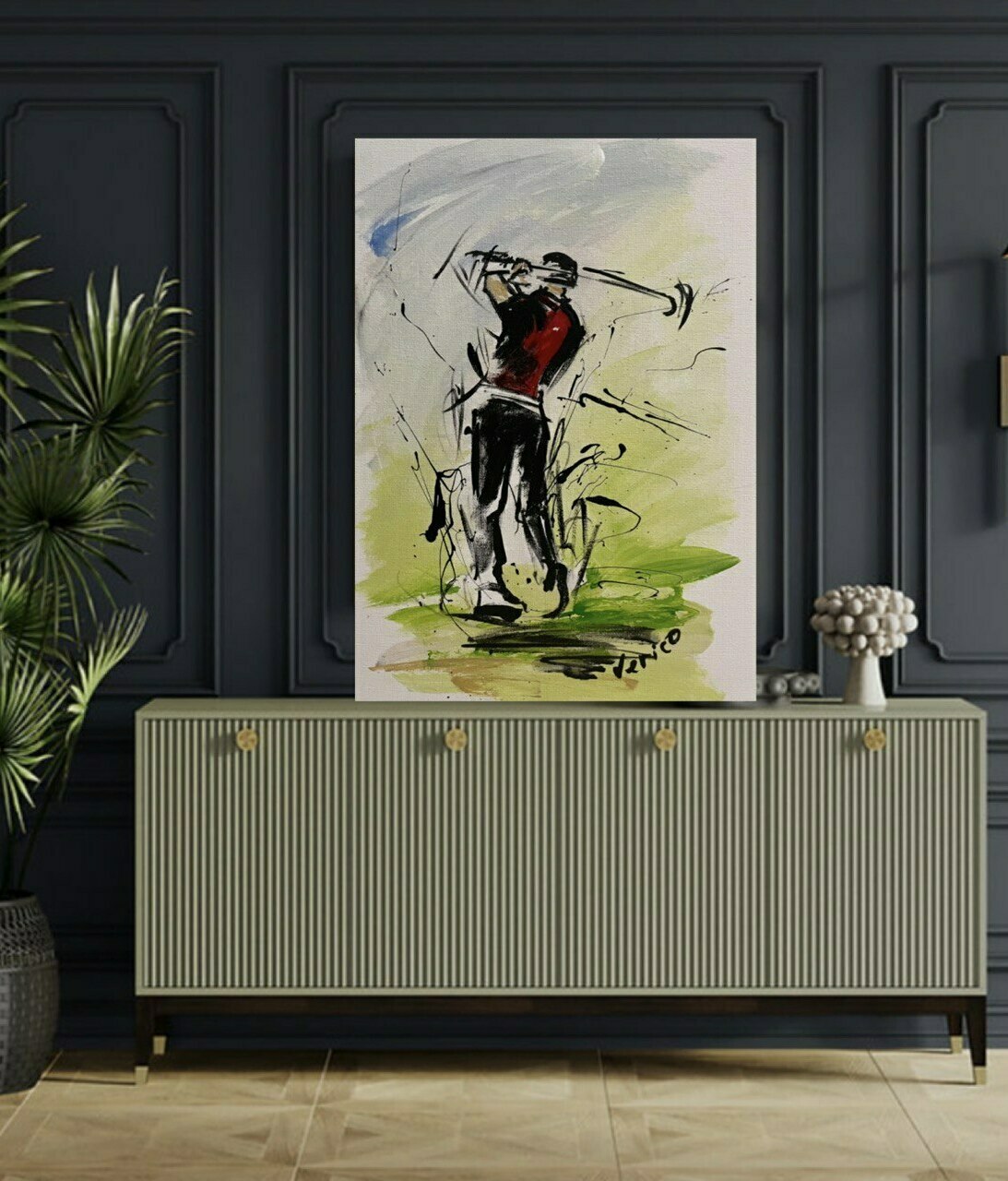 картина гольф