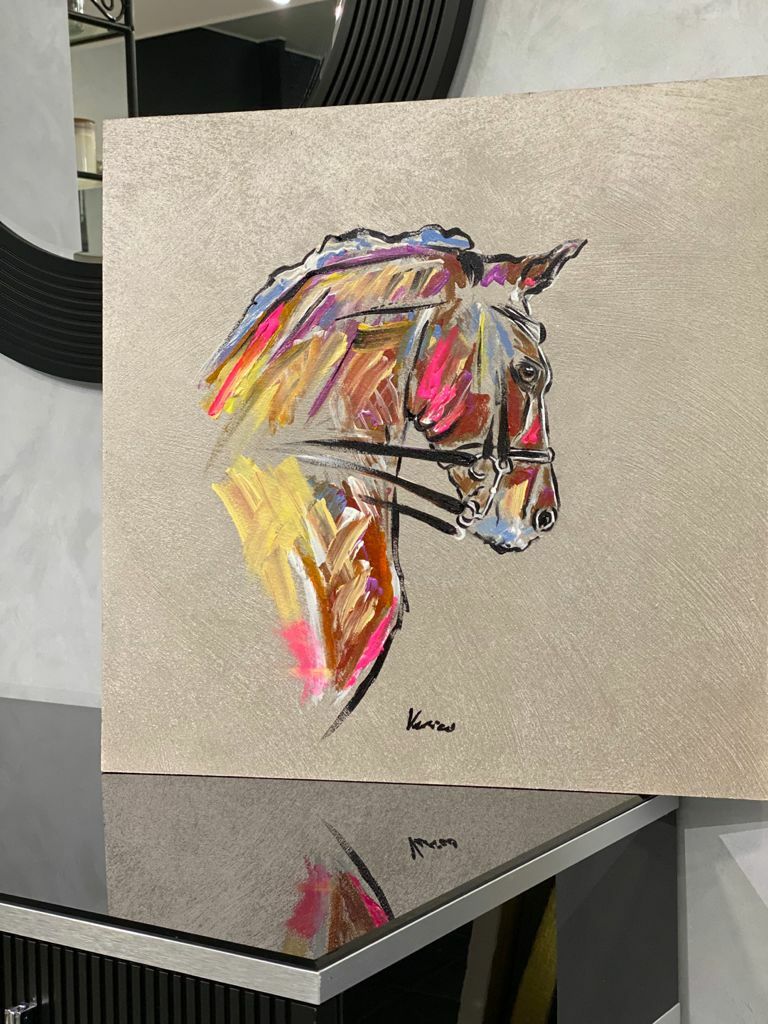 Лошадь в поп-арт
